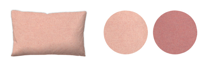 biberna Melange-Flanell Kopkissenbezug 40x40 cm & 40x60 cm