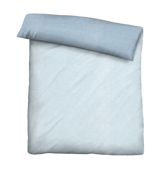 biberna Melange-Flanell Bettwäsche 155x200/220 cm + 80x80 cm