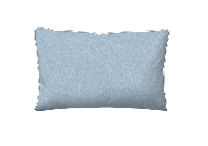 biberna Melange-Flanell Kopkissenbezug 40x40 cm & 40x60 cm