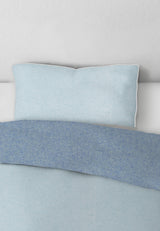 biberna Melange-Flanell Kopkissenbezug 40x40 cm & 40x60 cm