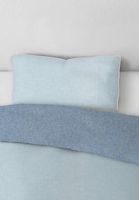 biberna Melange-Flanell Kopkissenbezug 40x40 cm & 40x60 cm