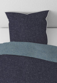 biberna Melange-Flanell Kopkissenbezug 40x40 cm & 40x60 cm