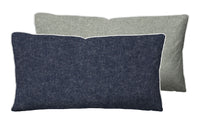 biberna Melange-Flanell Kopkissenbezug 40x40 cm & 40x60 cm