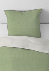 biberna Melange-Flanell Kopkissenbezug 40x40 cm & 40x60 cm