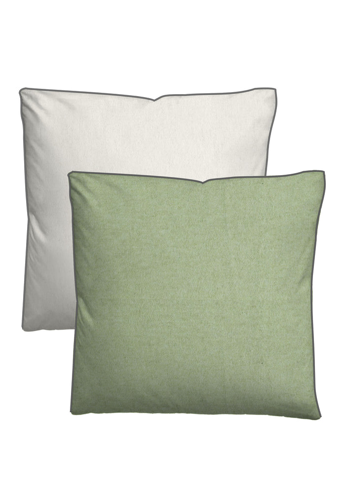 biberna Melange-Flanell Kopkissenbezug 40x40 cm & 40x60 cm