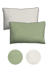 biberna Melange-Flanell Kopkissenbezug 40x40 cm & 40x60 cm