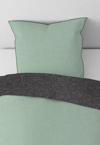 biberna Melange-Flanell Kopkissenbezug 40x40 cm & 40x60 cm