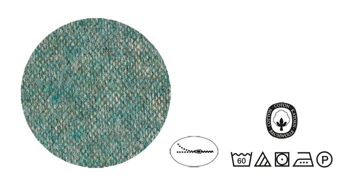 biberna Melange-Flanell Kopkissenbezug 40x40 cm & 40x60 cm