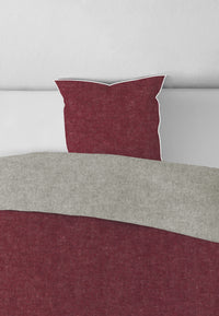 biberna Melange-Flanell Kopkissenbezug 40x40 cm & 40x60 cm