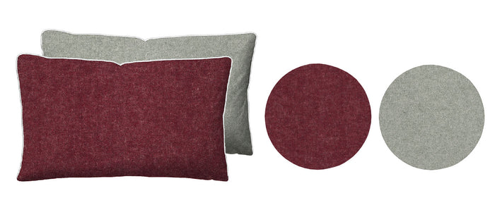 biberna Melange-Flanell Kopkissenbezug 40x40 cm & 40x60 cm