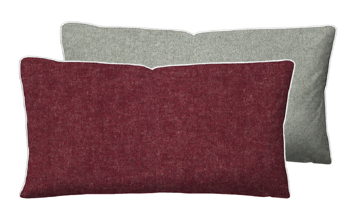 biberna Melange-Flanell Kopkissenbezug 40x40 cm & 40x60 cm