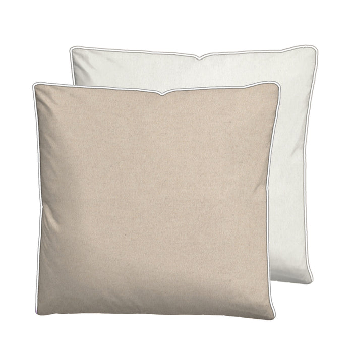 biberna Melange-Flanell Kopkissenbezug 40x40 cm & 40x60 cm