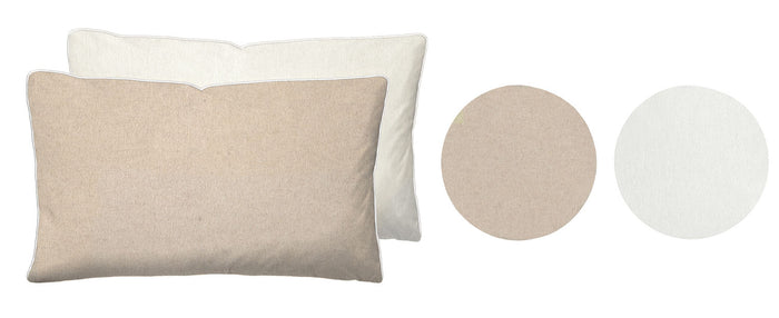 biberna Melange-Flanell Kopkissenbezug 40x40 cm & 40x60 cm