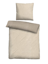 biberna Melange-Flanell Bettwäsche 155x200/220 cm + 80x80 cm