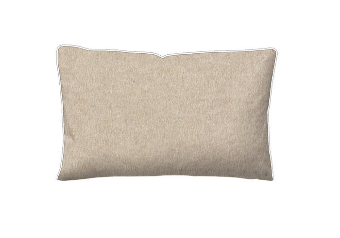 biberna Melange-Flanell Kopkissenbezug 40x40 cm & 40x60 cm