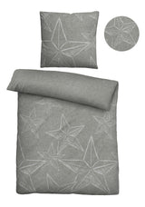 biberna Melange-Flanell Bettwäsche 155x200/220 cm + 80x80 cm