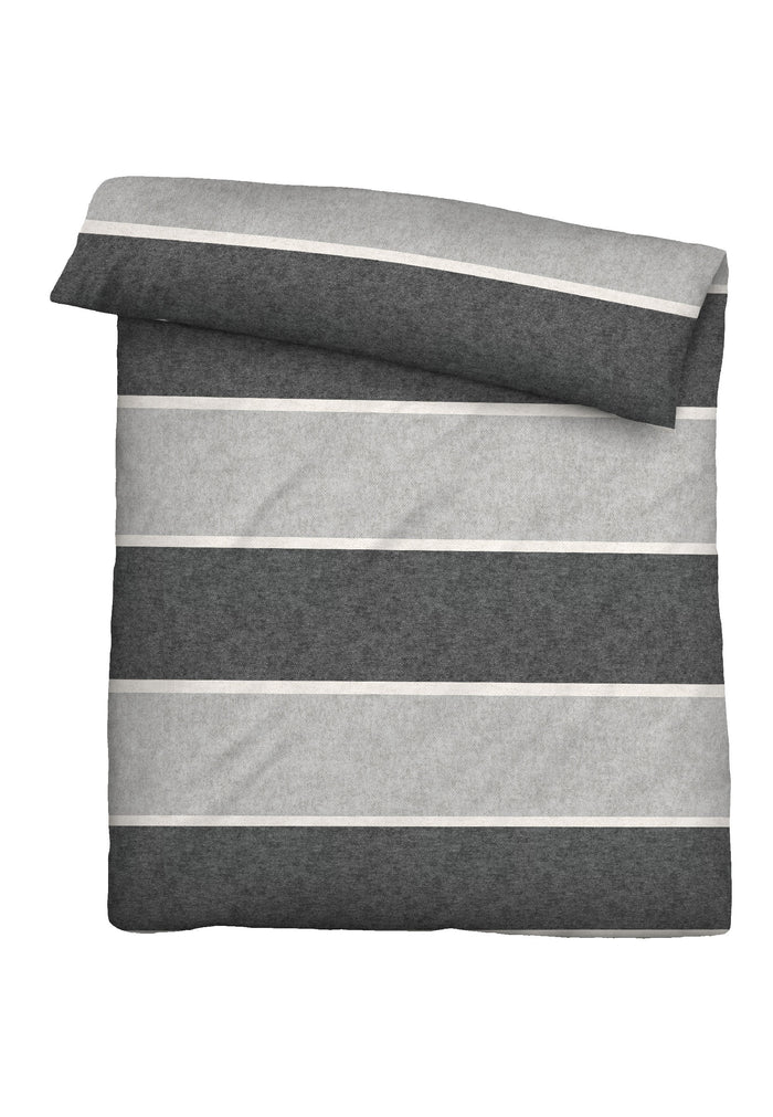 biberna Melange-Flanell Bettwäsche 155x200/220 cm + 80x80 cm