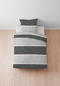 biberna Melange-Flanell Bettwäsche 155x200/220 cm + 80x80 cm