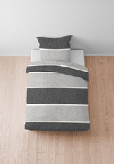 biberna Melange-Flanell Bettwäsche 155x200/220 cm + 80x80 cm