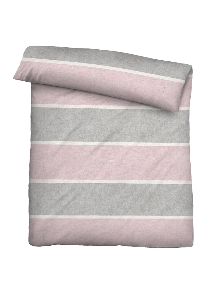 biberna Melange-Flanell Bettwäsche 155x200/220 cm + 80x80 cm