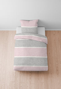 biberna Melange-Flanell Bettwäsche 155x200/220 cm + 80x80 cm