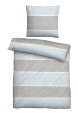 biberna Melange-Flanell Bettwäsche 155x200/220 cm + 80x80 cm