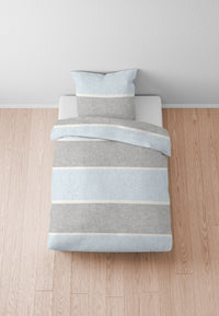 biberna Melange-Flanell Bettwäsche 155x200/220 cm + 80x80 cm