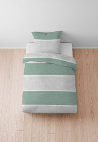 biberna Melange-Flanell Bettwäsche 155x200/220 cm + 80x80 cm