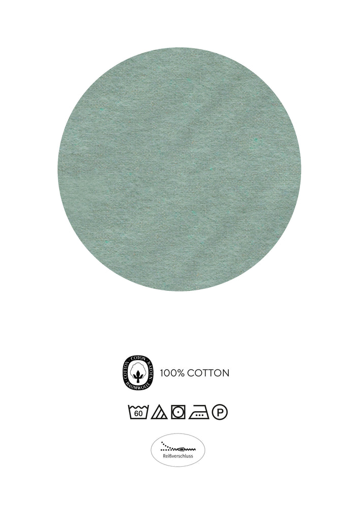 biberna Melange-Flanell Bettwäsche 155x200/220 cm + 80x80 cm