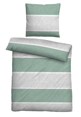 biberna Melange-Flanell Bettwäsche 155x200/220 cm + 80x80 cm