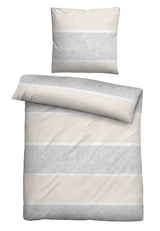 biberna Melange-Flanell Bettwäsche 155x200/220 cm + 80x80 cm