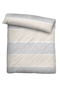 biberna Melange-Flanell Bettwäsche 155x200/220 cm + 80x80 cm