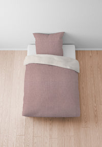 biberna Melange-Flanell Bettwäsche 155x200/220 cm + 80x80 cm