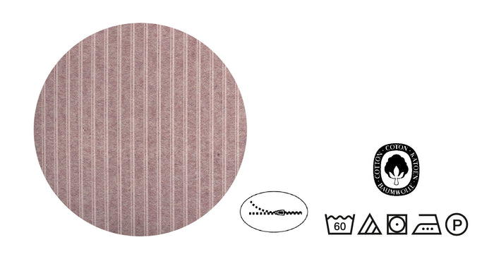 biberna Melange-Flanell Bettwäsche 155x200/220 cm + 80x80 cm