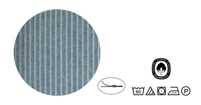 biberna Melange-Flanell Bettwäsche 135x200 cm + 80x80 cm