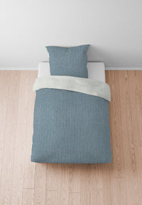 biberna Melange-Flanell Bettwäsche 155x200/220 cm + 80x80 cm