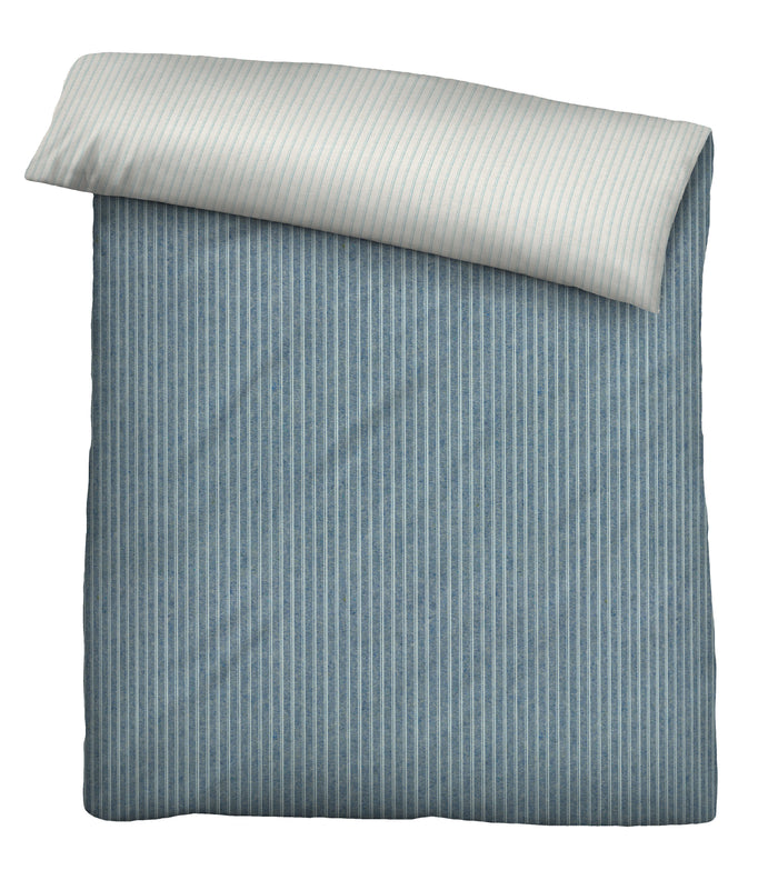 biberna Melange-Flanell Bettwäsche 155x200/220 cm + 80x80 cm