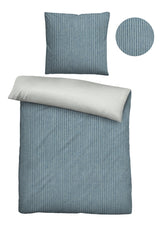biberna Melange-Flanell Bettwäsche 155x200/220 cm + 80x80 cm