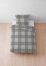 biberna Melange-Flanell Bettwäsche 155x200/220 cm + 80x80 cm