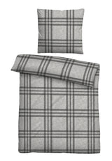 biberna Melange-Flanell Bettwäsche 155x200/220 cm + 80x80 cm