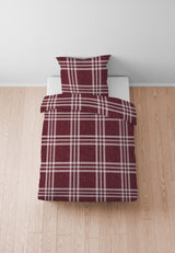 biberna Melange-Flanell Bettwäsche 155x200/220 cm + 80x80 cm