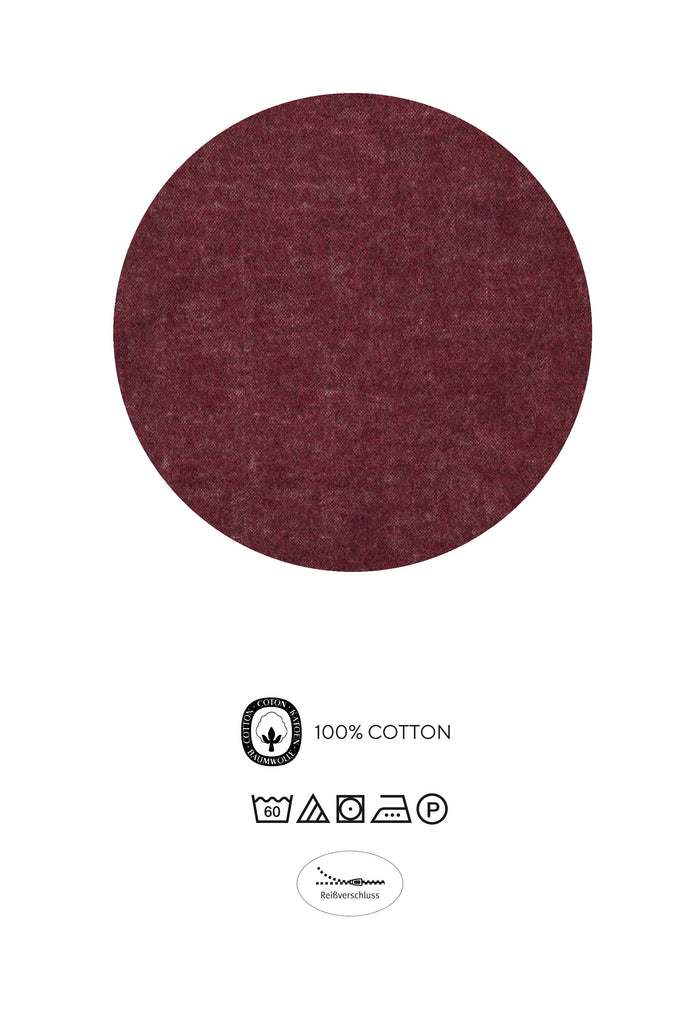 biberna Melange-Flanell Bettwäsche 155x200/220 cm + 80x80 cm