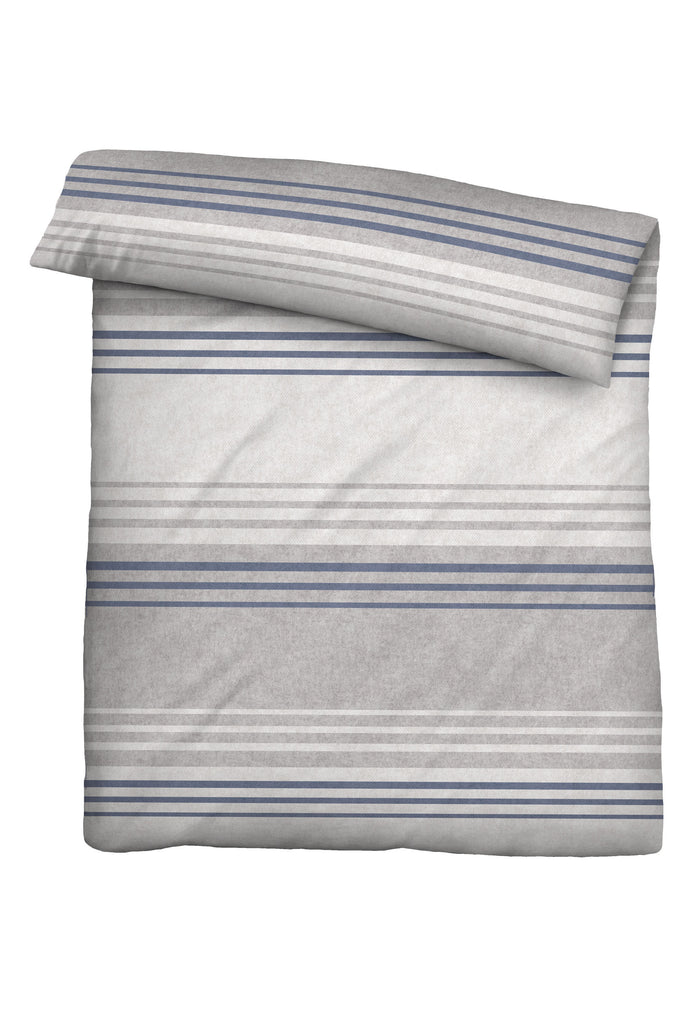 biberna Melange-Flanell Bettwäsche 155x200/220 cm + 80x80 cm