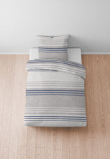 biberna Melange-Flanell Bettwäsche 155x200/220 cm + 80x80 cm