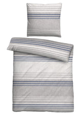 biberna Melange-Flanell Bettwäsche 155x200/220 cm + 80x80 cm