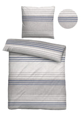 biberna Melange-Flanell Bettwäsche 155x200/220 cm + 80x80 cm