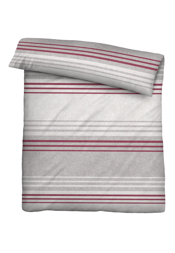 biberna Melange-Flanell Bettwäsche 155x200/220 cm + 80x80 cm