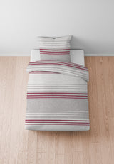 biberna Melange-Flanell Bettwäsche 155x200/220 cm + 80x80 cm