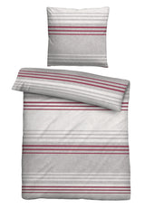 biberna Melange-Flanell Bettwäsche 155x200/220 cm + 80x80 cm