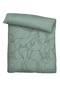 biberna Melange-Flanell Bettwäsche 155x200/220 cm + 80x80 cm